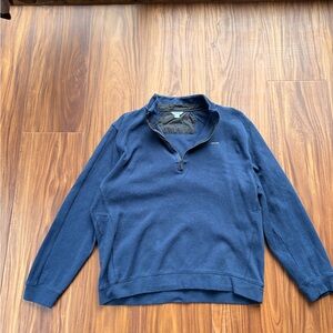 Calvin Klein Navy Zip-Up Sweater